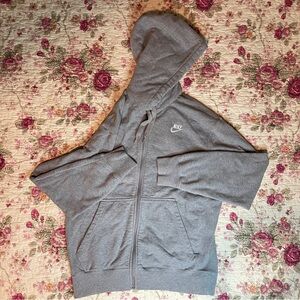 Like New Nike Men’s Zip-Up Hoodie Grey